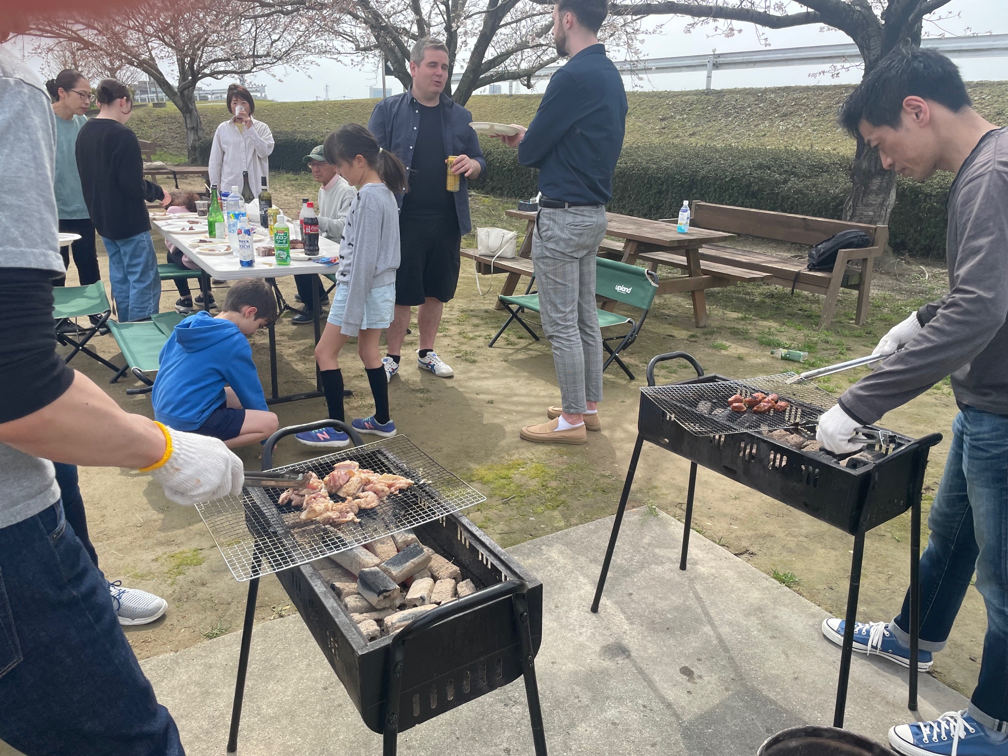 スクールイベント「お花見BBQ」開催しました！