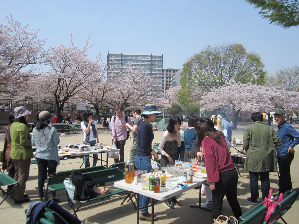 2018年3月開催「お花見BBQ」