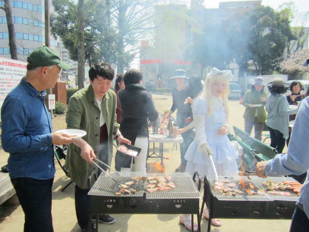 2018年3月開催「お花見BBQ」