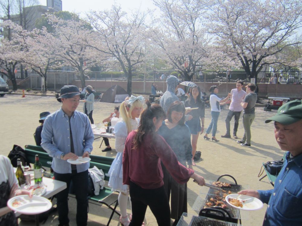 2018年3月開催「お花見BBQ」